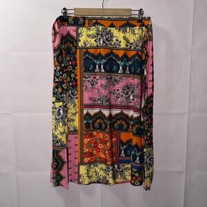 Melissa Paige Bandana Print A Line Skirt Womens size Large